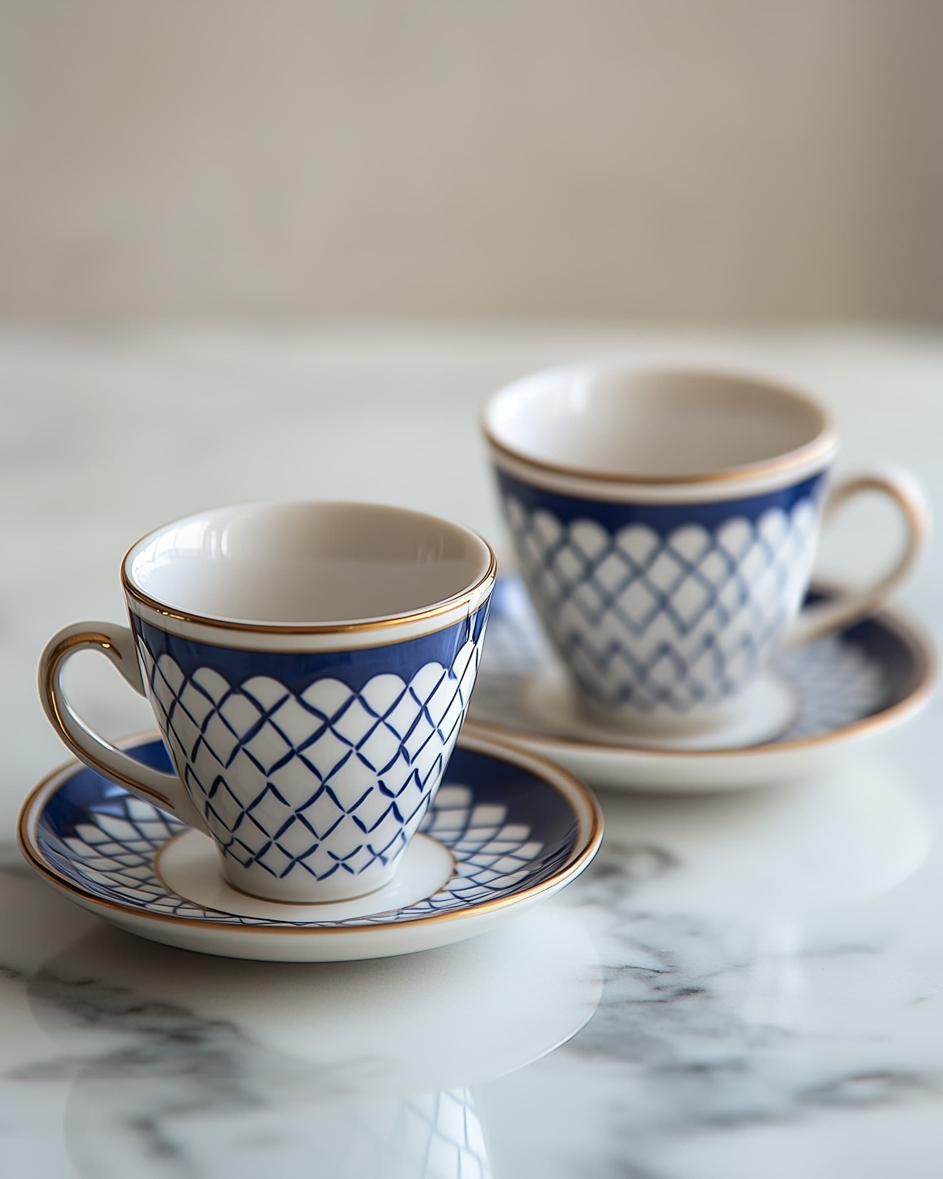 Montelupo Blue Espresso Cup Pair