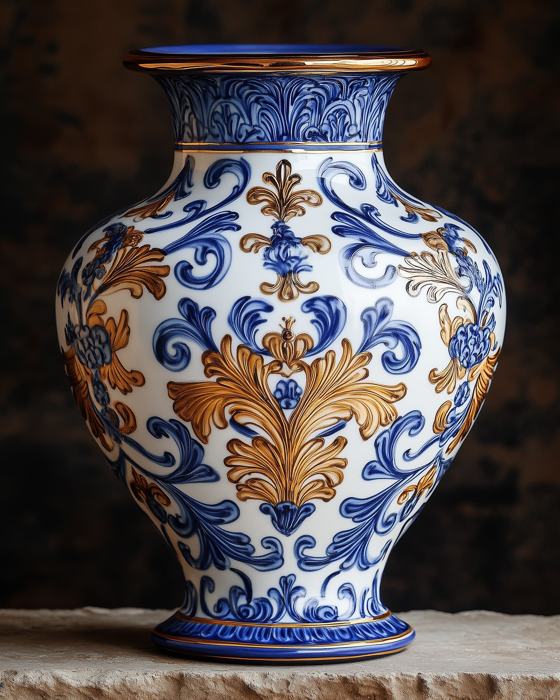 Ricco Deruta Renaissance Vase